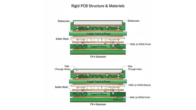 Rigid PCB and Rigid-Flex Circuit Board: PCB Type Guide