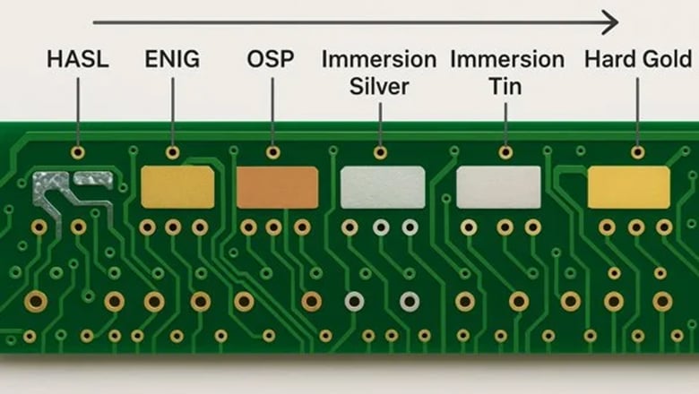 acabado superficial de PCB