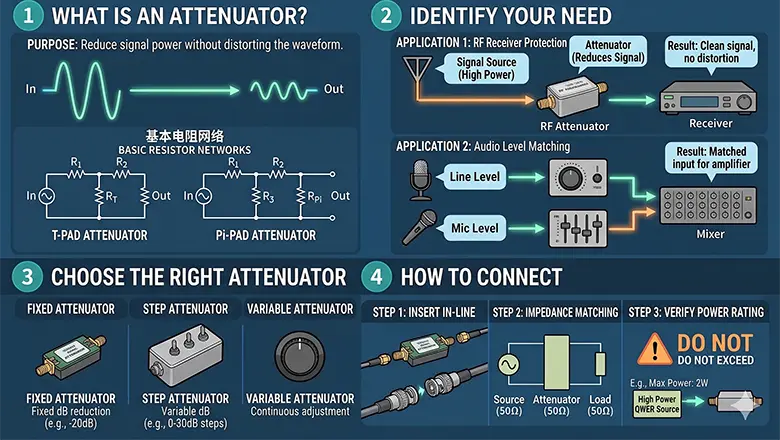 How to Use an Attenuator in Your Electronic Device