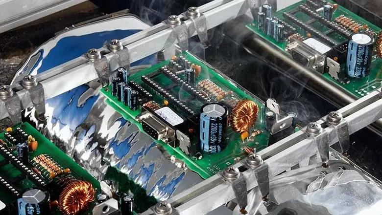 proceso de soldadura por ola