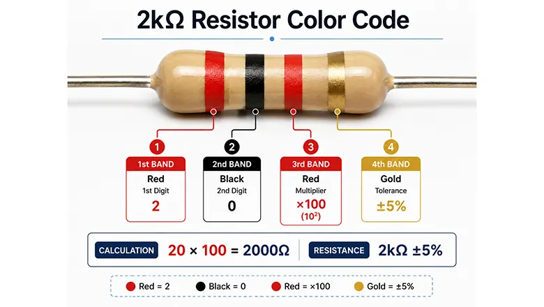 2k-ohm-resistor-color-code​