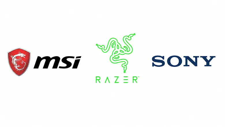MSI, Razer, Sony