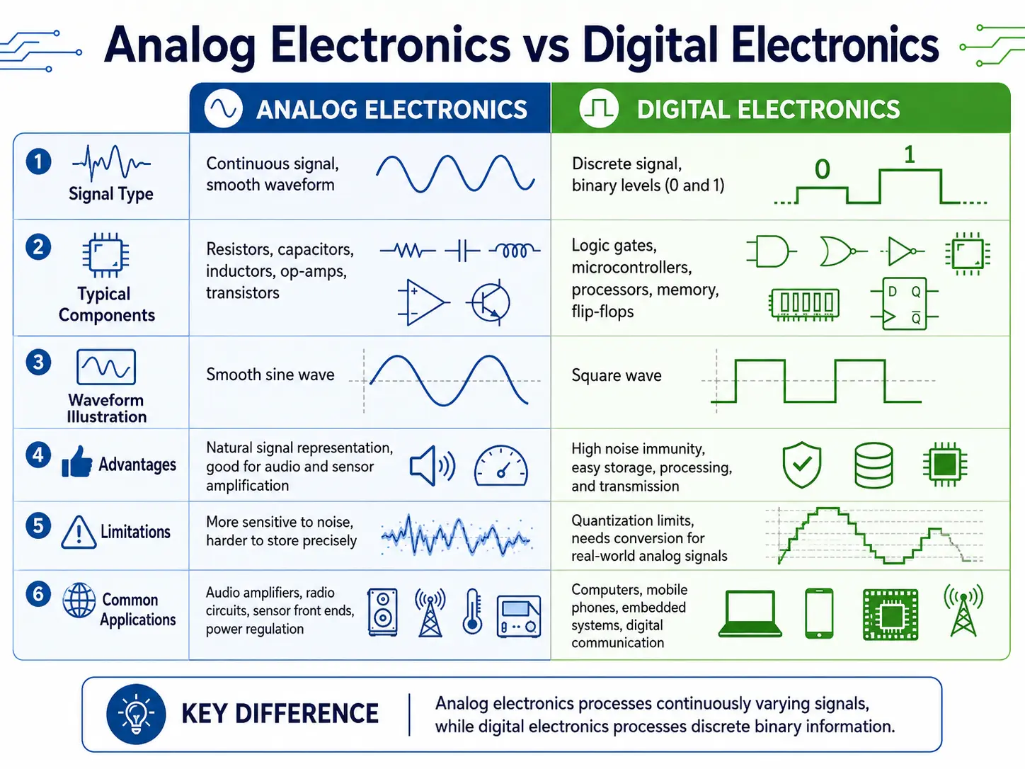 Analog vs Digital Circuits