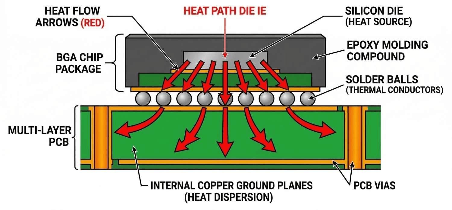 bga-heat-dispersion