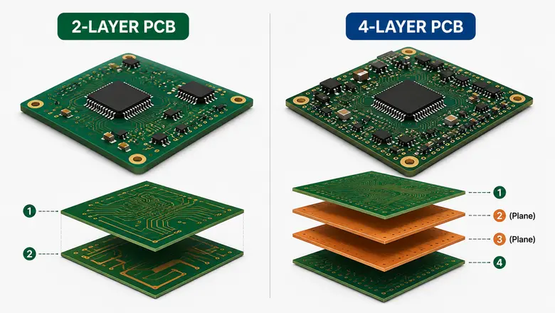 2-layer-pcb-vs-4-layer-pcb