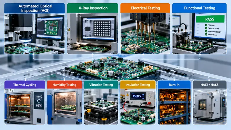 PCB Testing and Inspection Workflow