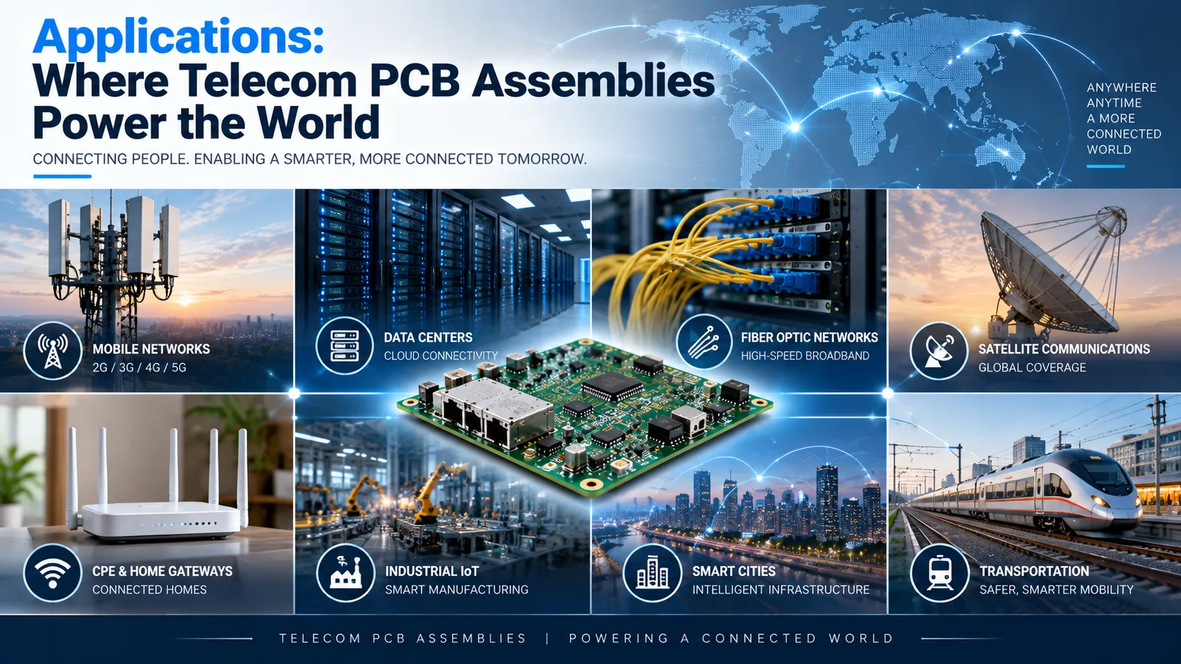 Telecom PCB Assemblies Power a Connected World